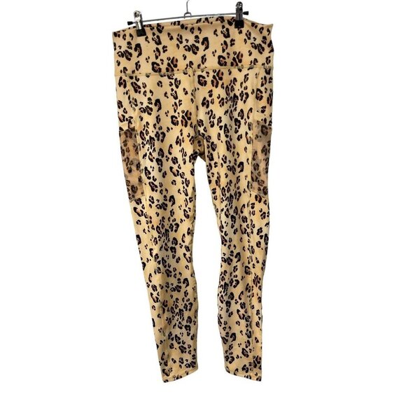 Fabletics Powerhold Leopard Print On-The-Go High-Waisted Leggings Size XL - Picture 4 of 8